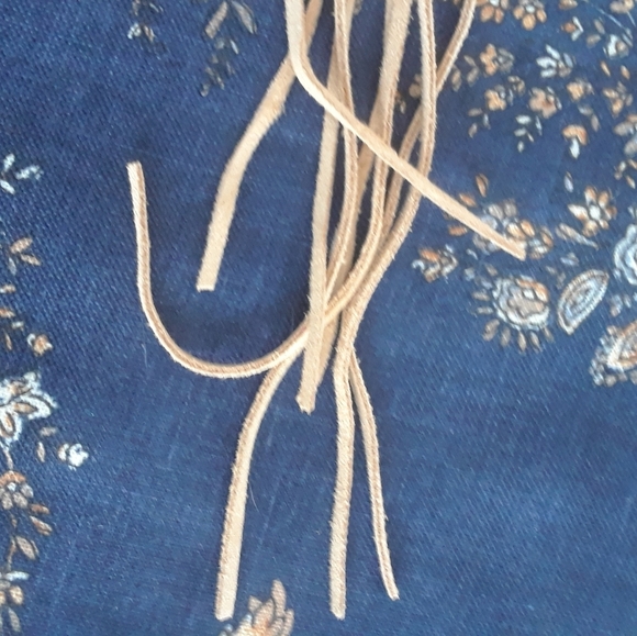 Tribal 70s 80s suede leather tasseled belts - Picture 4 of 16